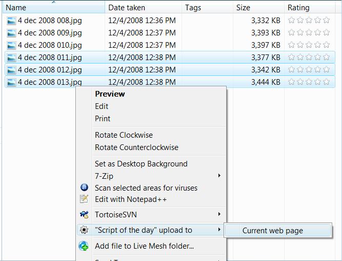 Upload files automatically directly from your desktop